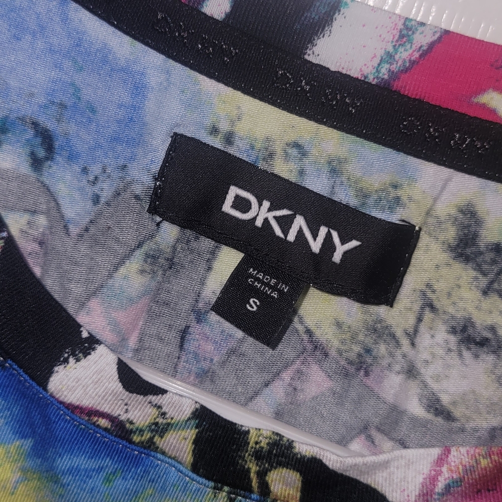 DKNY Multicolor Graphic T-Shirt